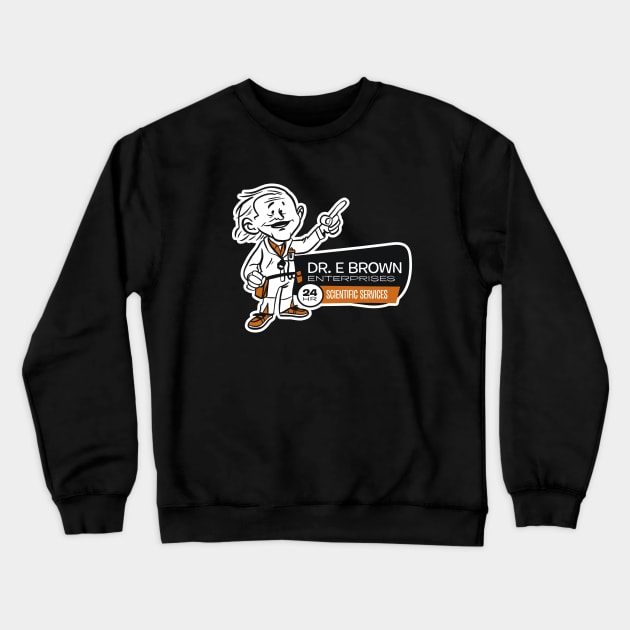 Dr. E Brown Enterprises Scientific Services Crewneck Sweatshirt by sombreroinc